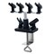 Universal Clamp-On 6-Airbrush Holder - Airbrush Accessories & Supplies for Garage or Workspace